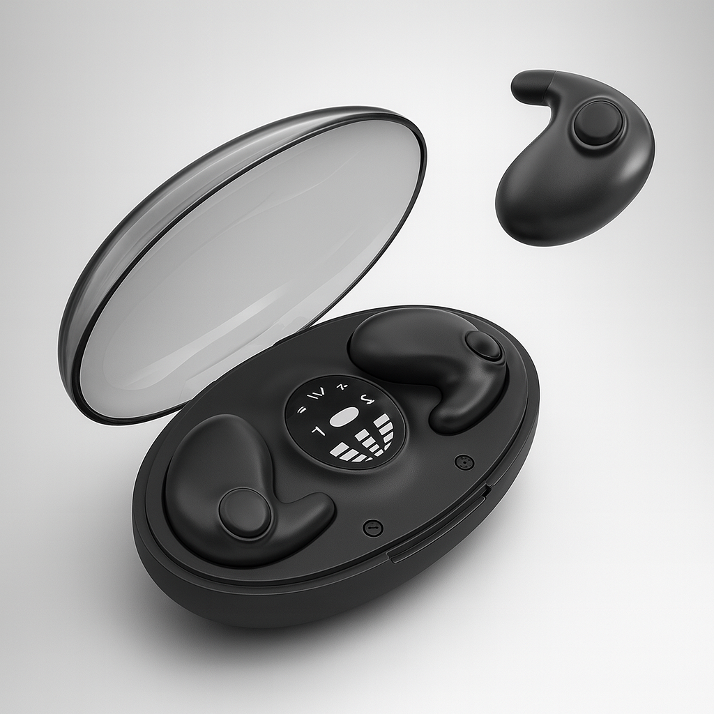 Auriculares inalámbricos mini de silicona con cancelación de ruido