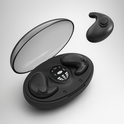 Auriculares inalámbricos mini de silicona con cancelación de ruido