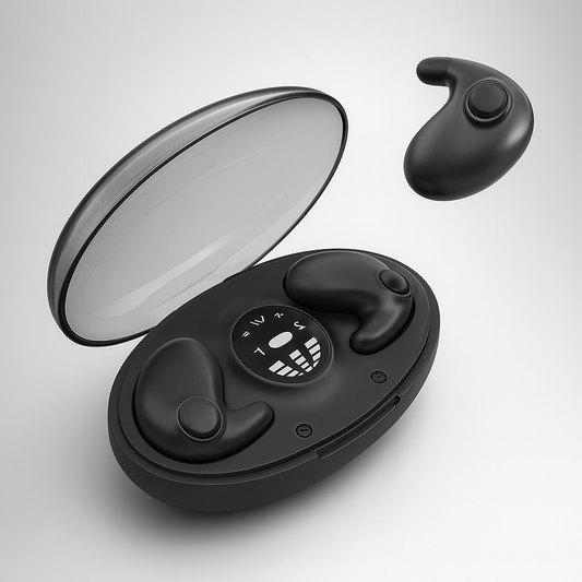 Auriculares inalámbricos mini de silicona con cancelación de ruido