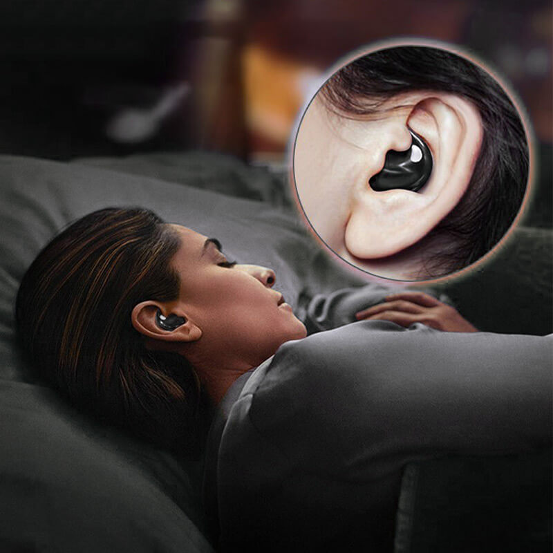 Auriculares inalámbricos mini de silicona con cancelación de ruido