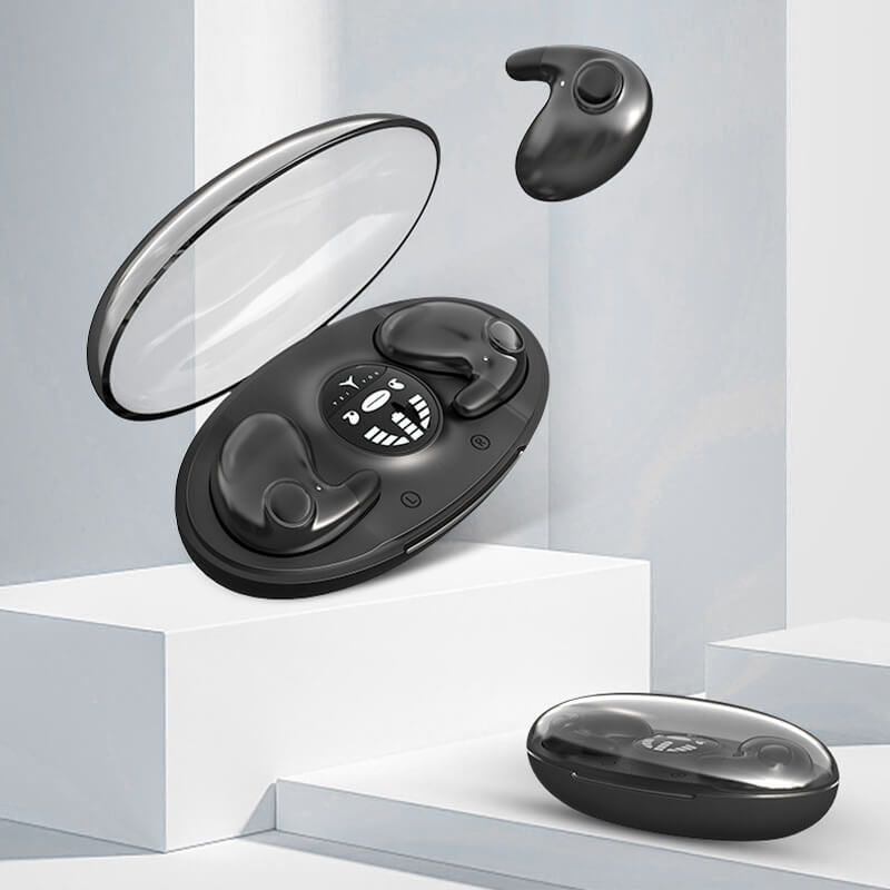 Auriculares inalámbricos mini de silicona con cancelación de ruido