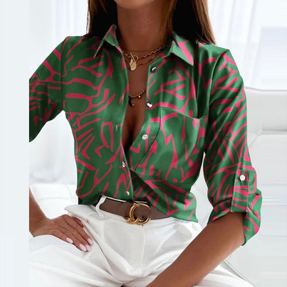 Linda | Blusa con cuello de solapa