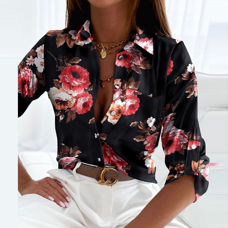 Linda | Blusa con cuello de solapa