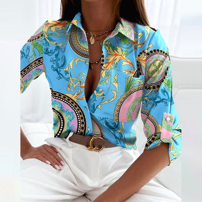 Linda | Blusa con cuello de solapa