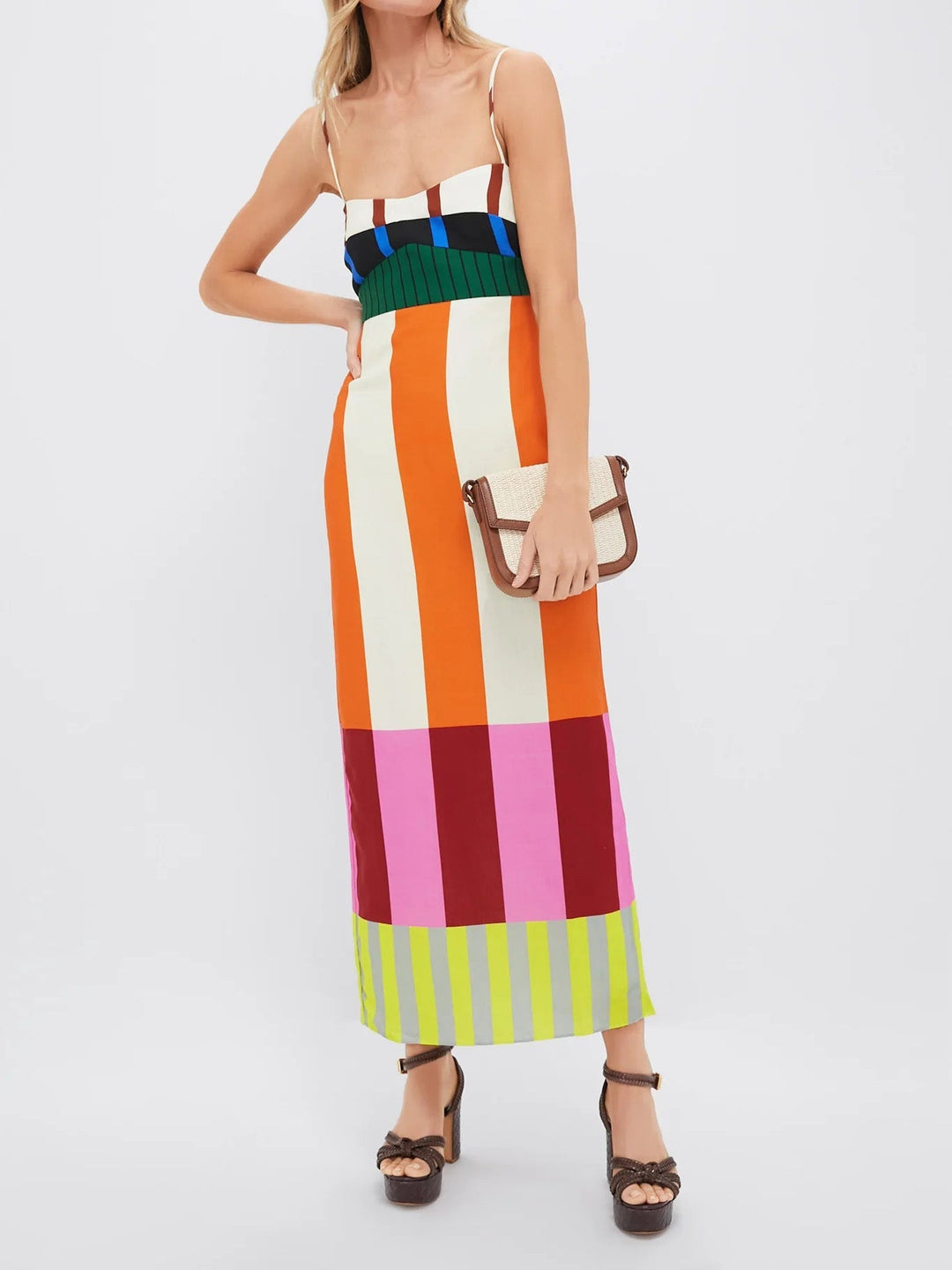 Wyleen | Vestido Largo Floral con Ajuste Cruzado para Días Soleados