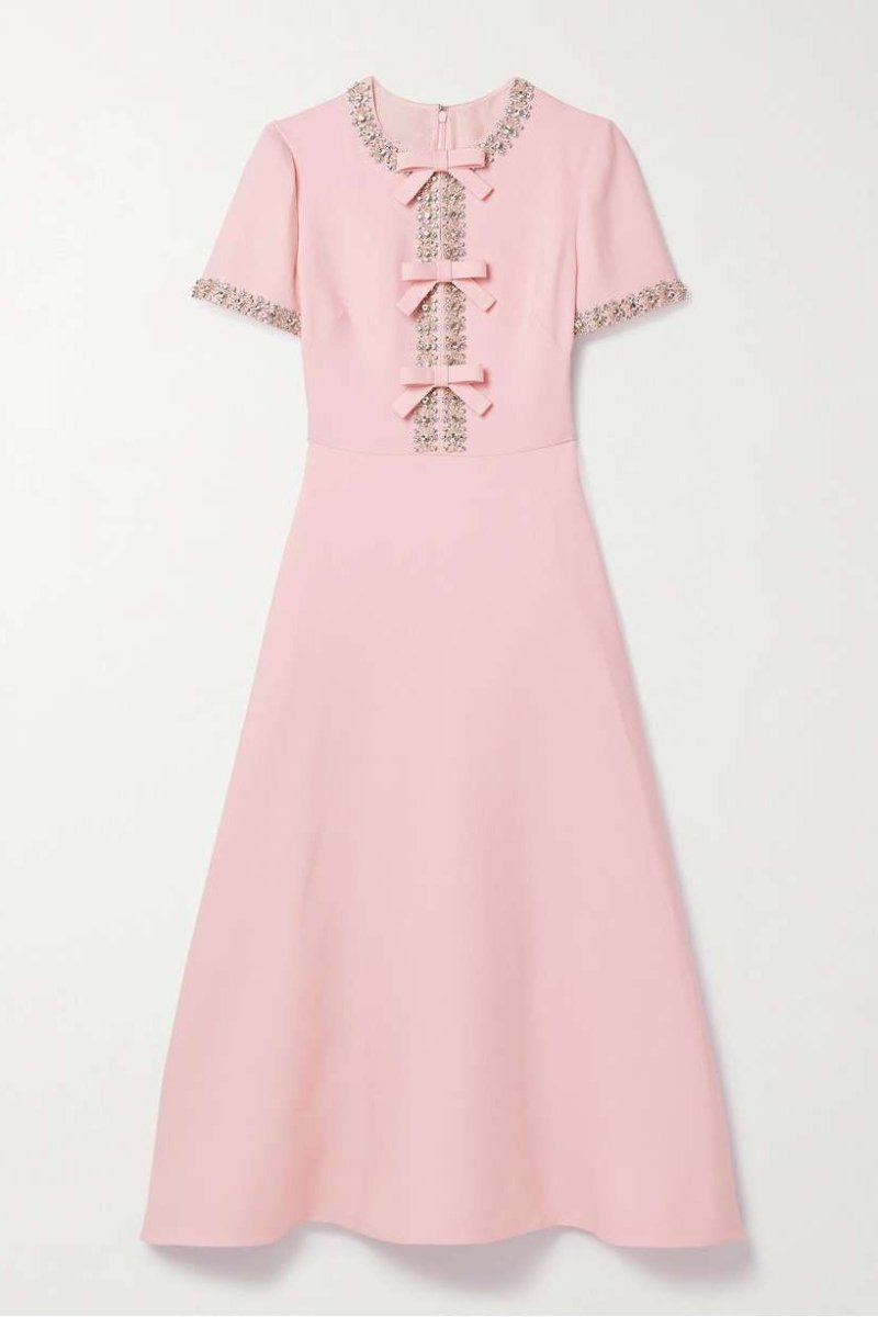 Sybil - Vestido de lujo con lazo de pedrería