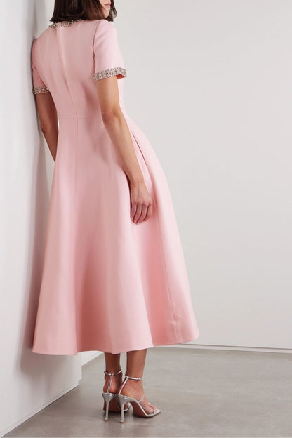 Sybil - Vestido de lujo con lazo de pedrería